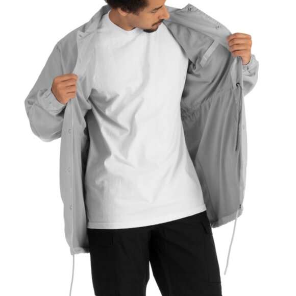 [Size Medium] Pro Club Extended Tall Men's Coach Jacket Windbreaker Sports - Picture 7 of 8